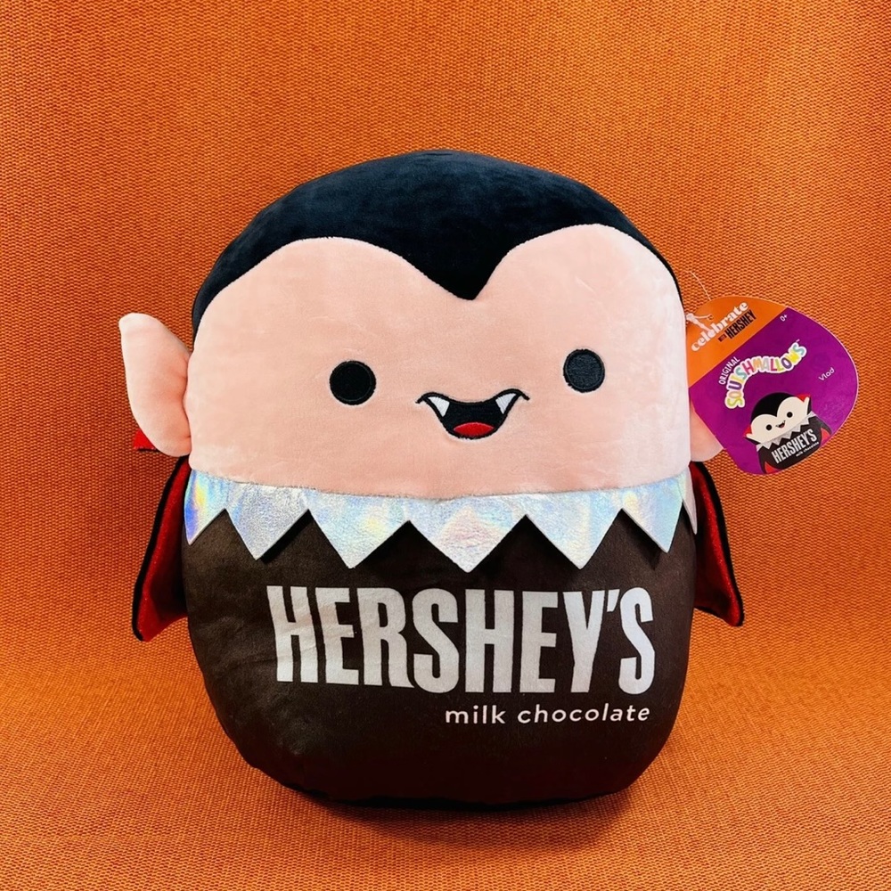 Squishmallow Hershey's Milk Chocolate ~ Vlad Vampire ~ 12"